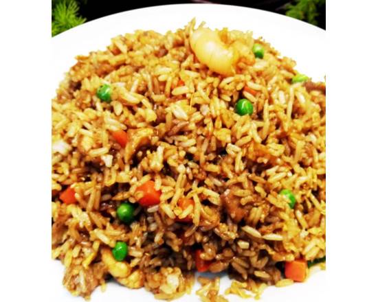 46. Riz frit aux crevettes 虾炒饭 Shrimp Fried Rice
